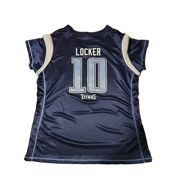 NWT Women's NFL Jersey Tennessee Titans #10 Jake Locker Navy XL - Picture 2 of 4